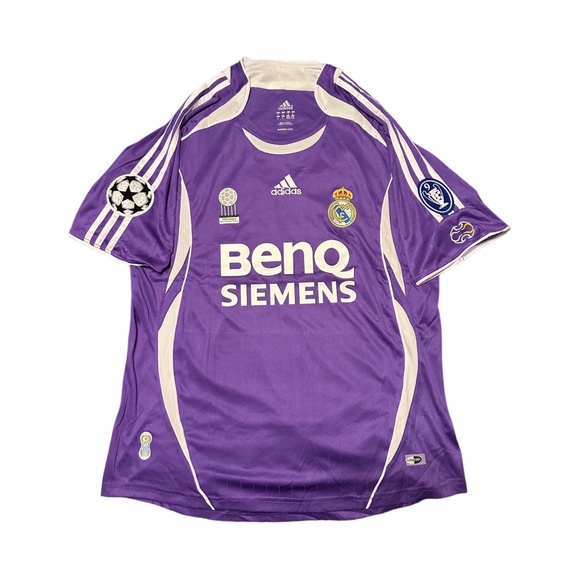 2006/07 Real Madrid retro third kit. David Beckham soccer football jersey - Picture 1 of 3